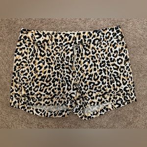 J Crew Cheetah Print Shorts